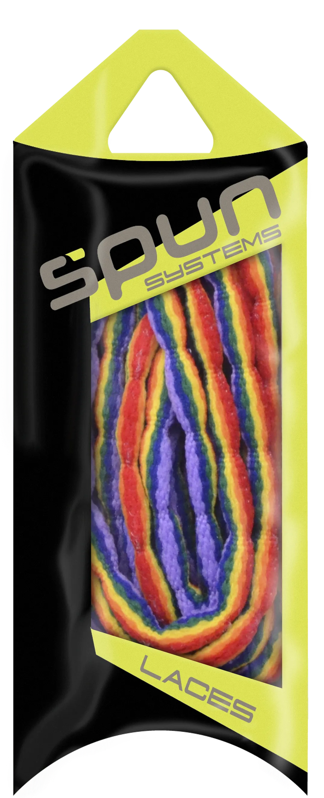 Spun™ Bubble ShoeLaces - Rainbow Multi