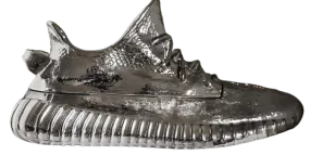 SS001 Pewter Yeezy Shoe Sculpture by Ceeze