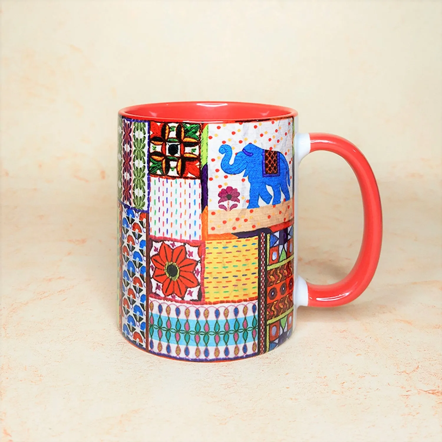 Sui Dhaaga Coffee Mugs Set of 2 (300 ml each)