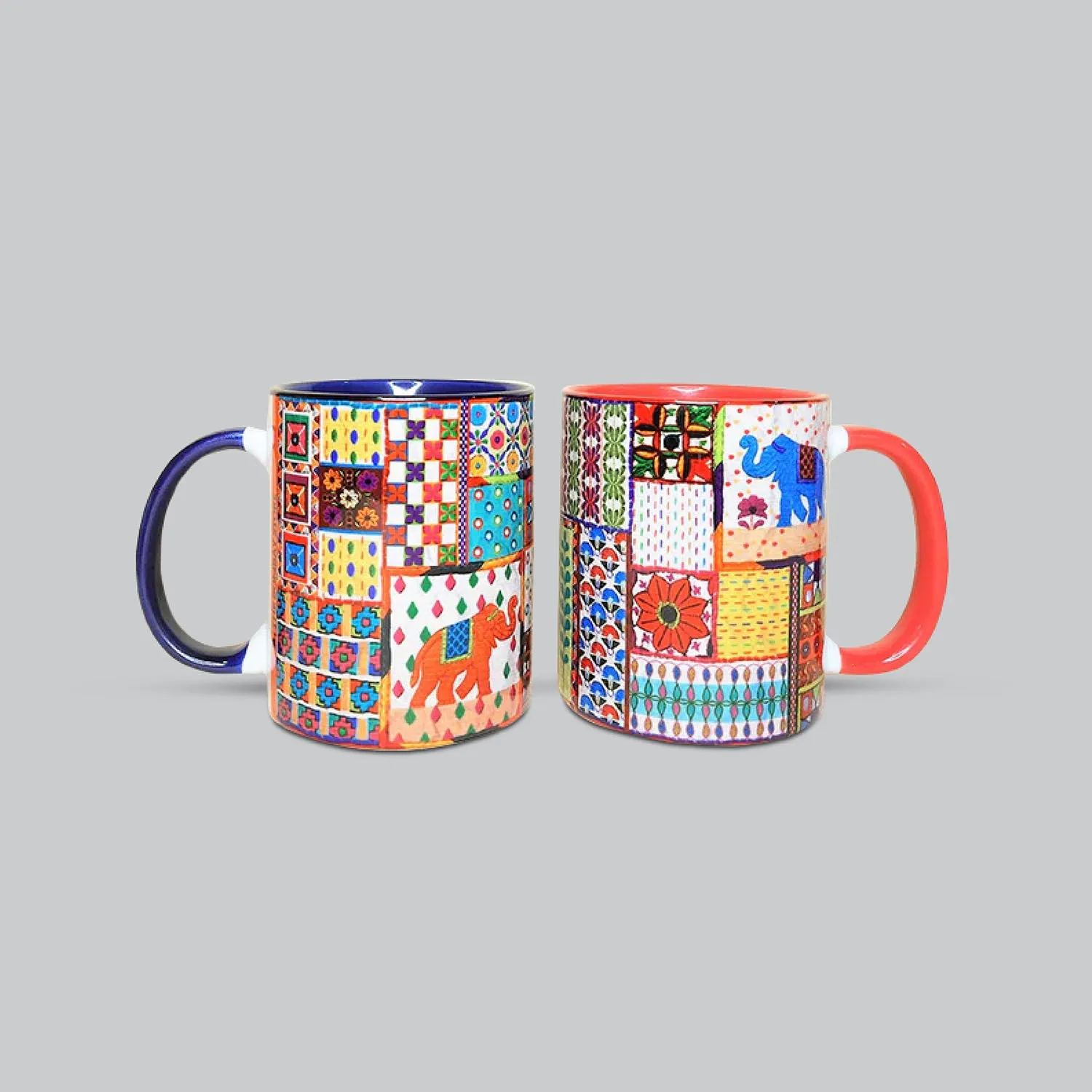 Sui Dhaaga Coffee Mugs Set of 2 (300 ml each)