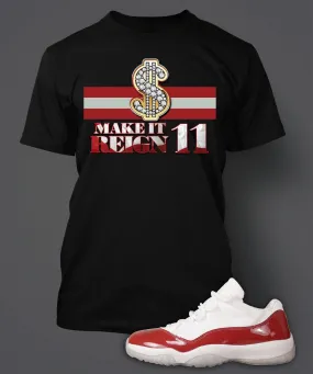 T Shirt To Match Retro Air Jordan 11 Cherry Shoe