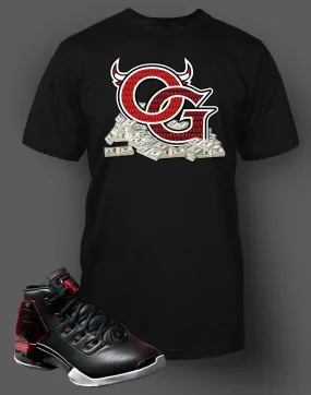 T-Shirt To Match Retro Air Jordan 17 Bred Shoe