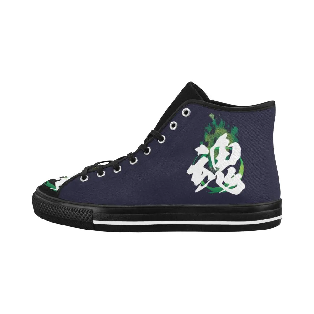 Tamashi - Soul Kanji Equil High Tops - Navy/Multi Color - Womens