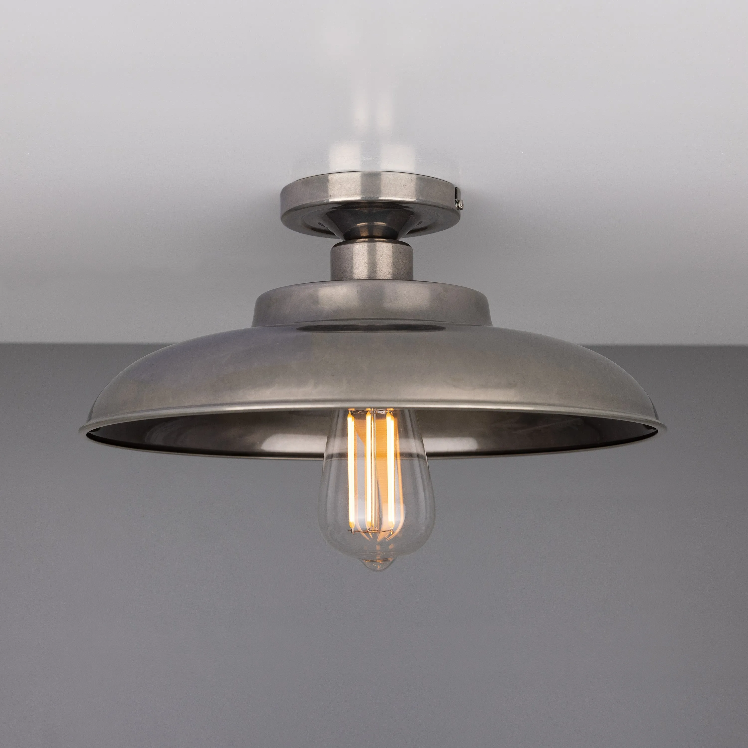 Telal Industrial Factory Flush Ceiling Light