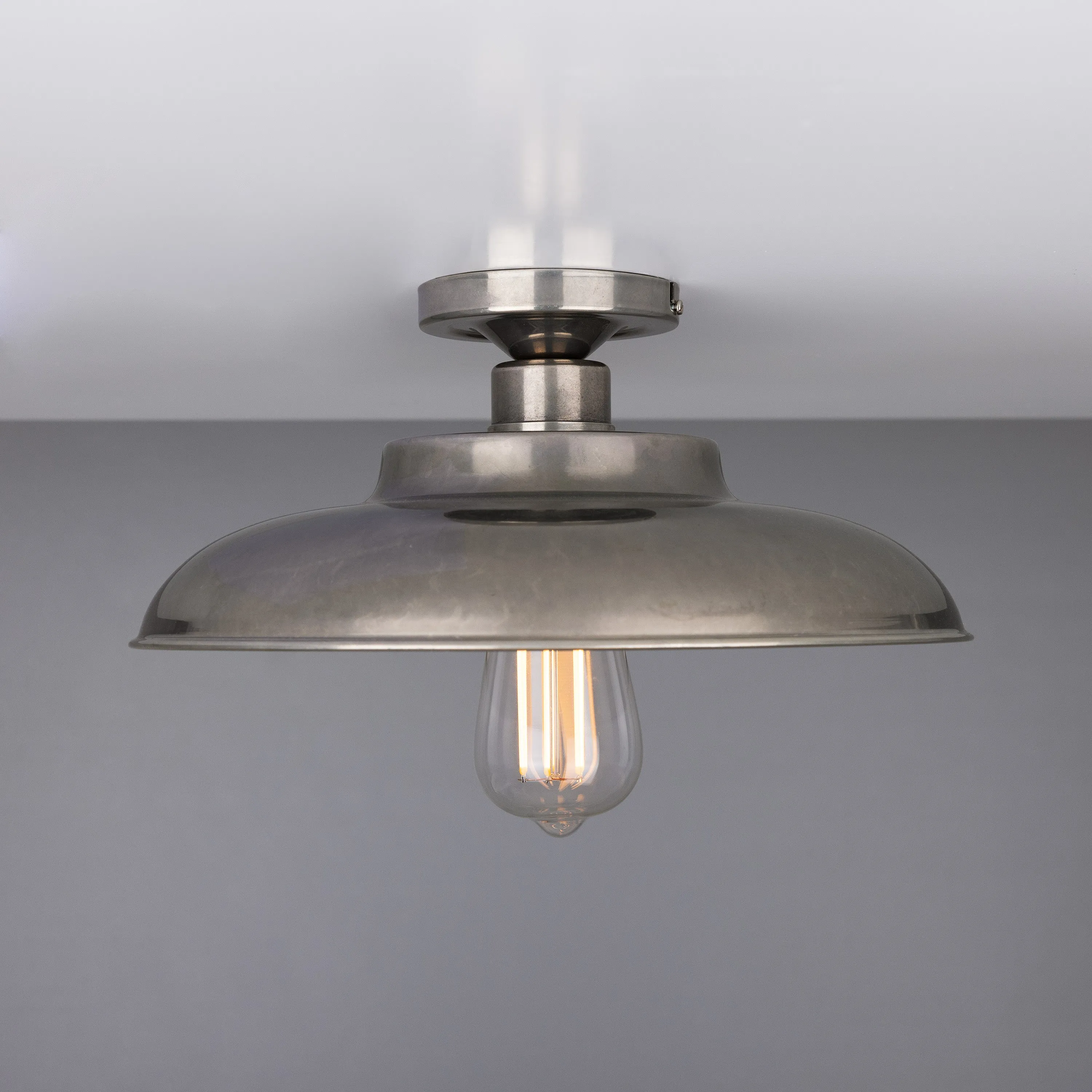 Telal Industrial Factory Flush Ceiling Light