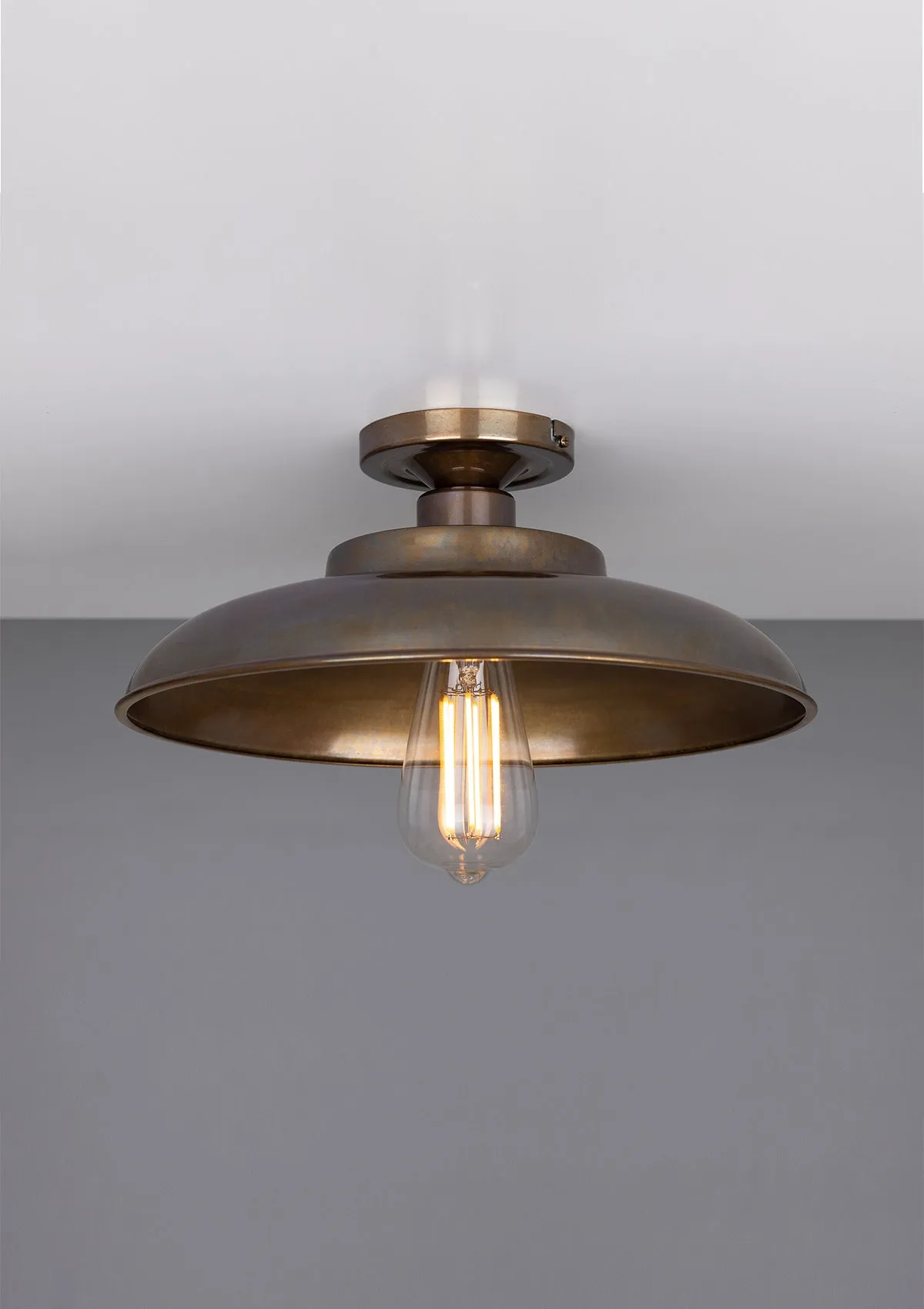 Telal Industrial Factory Flush Ceiling Light