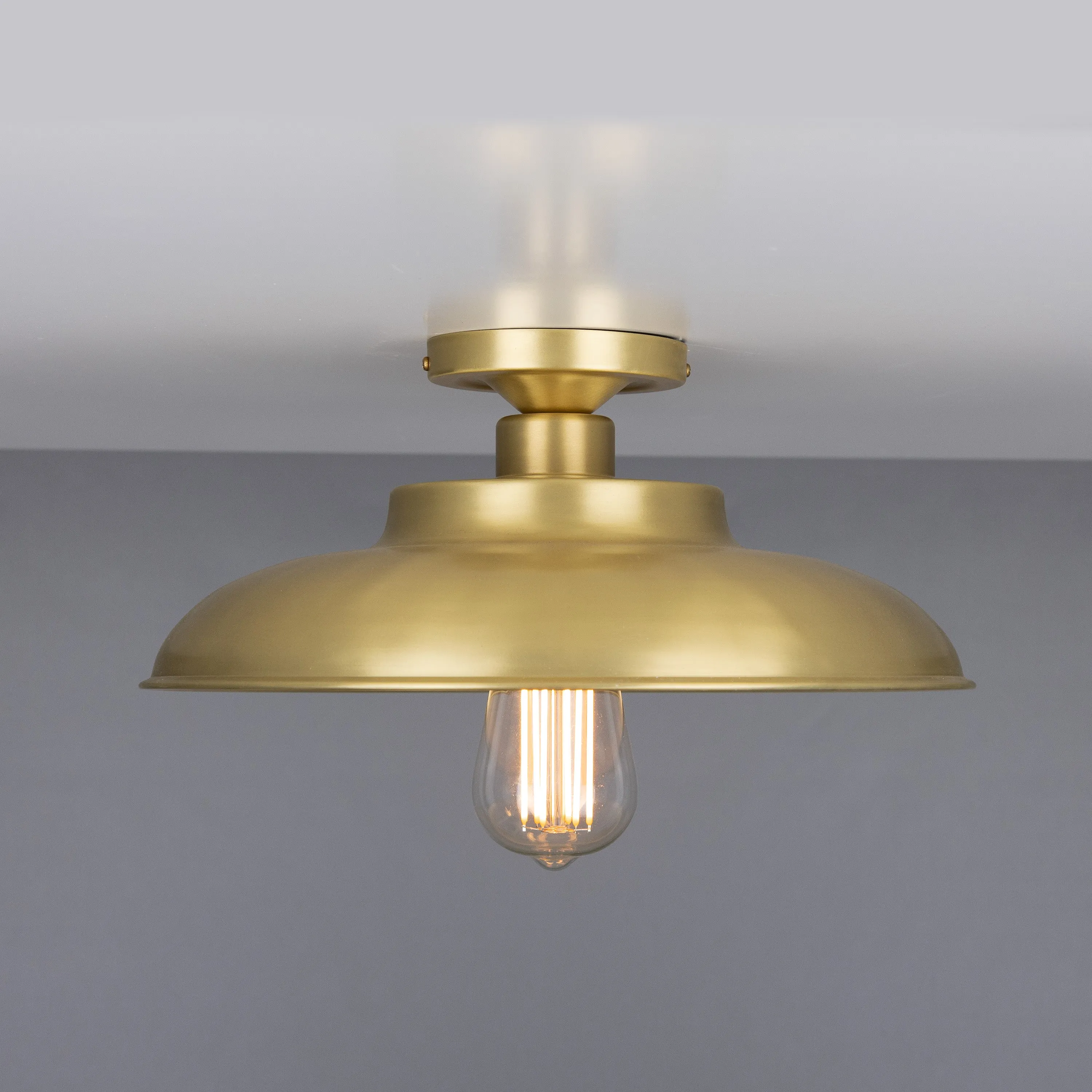 Telal Industrial Factory Flush Ceiling Light