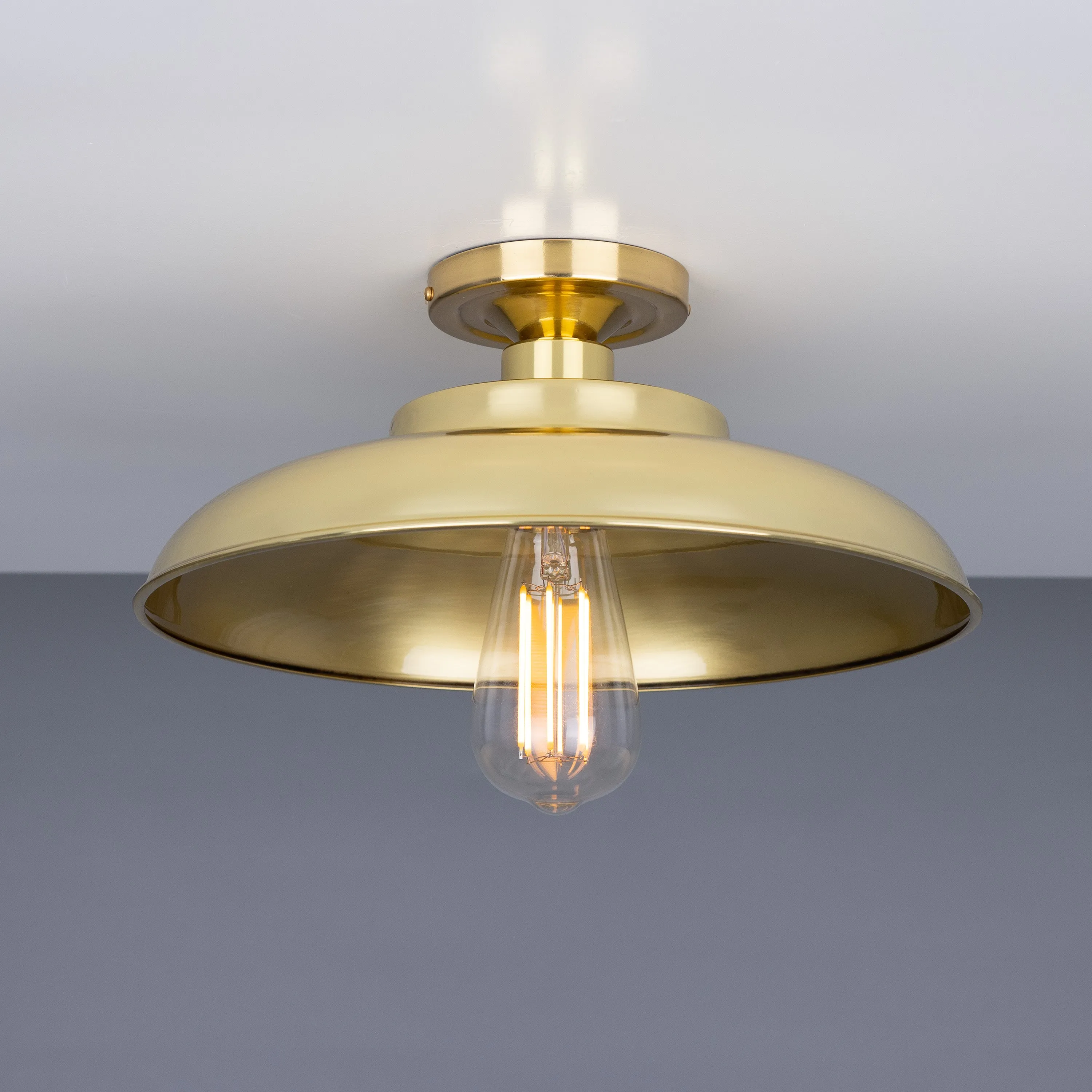 Telal Industrial Factory Flush Ceiling Light