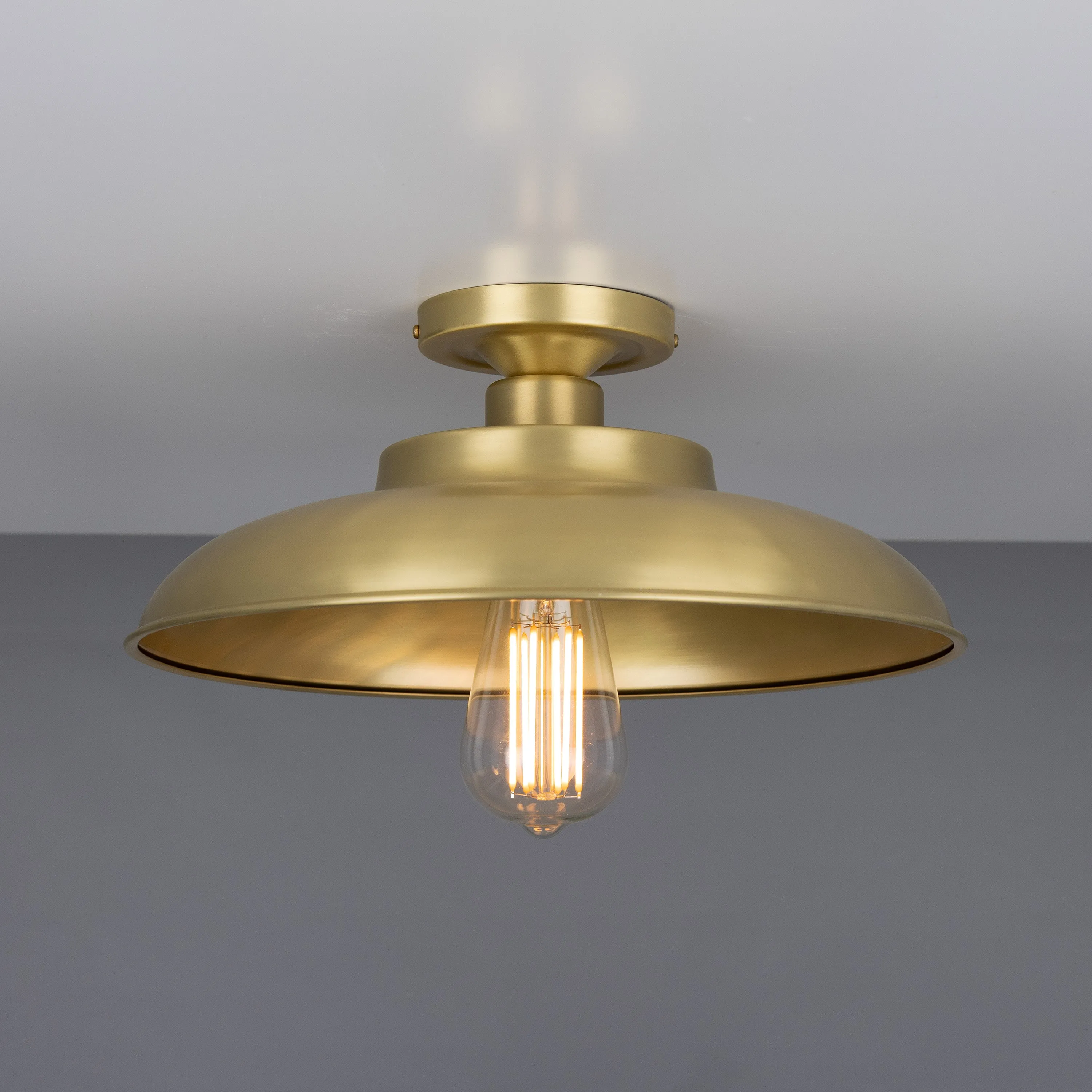 Telal Industrial Factory Flush Ceiling Light