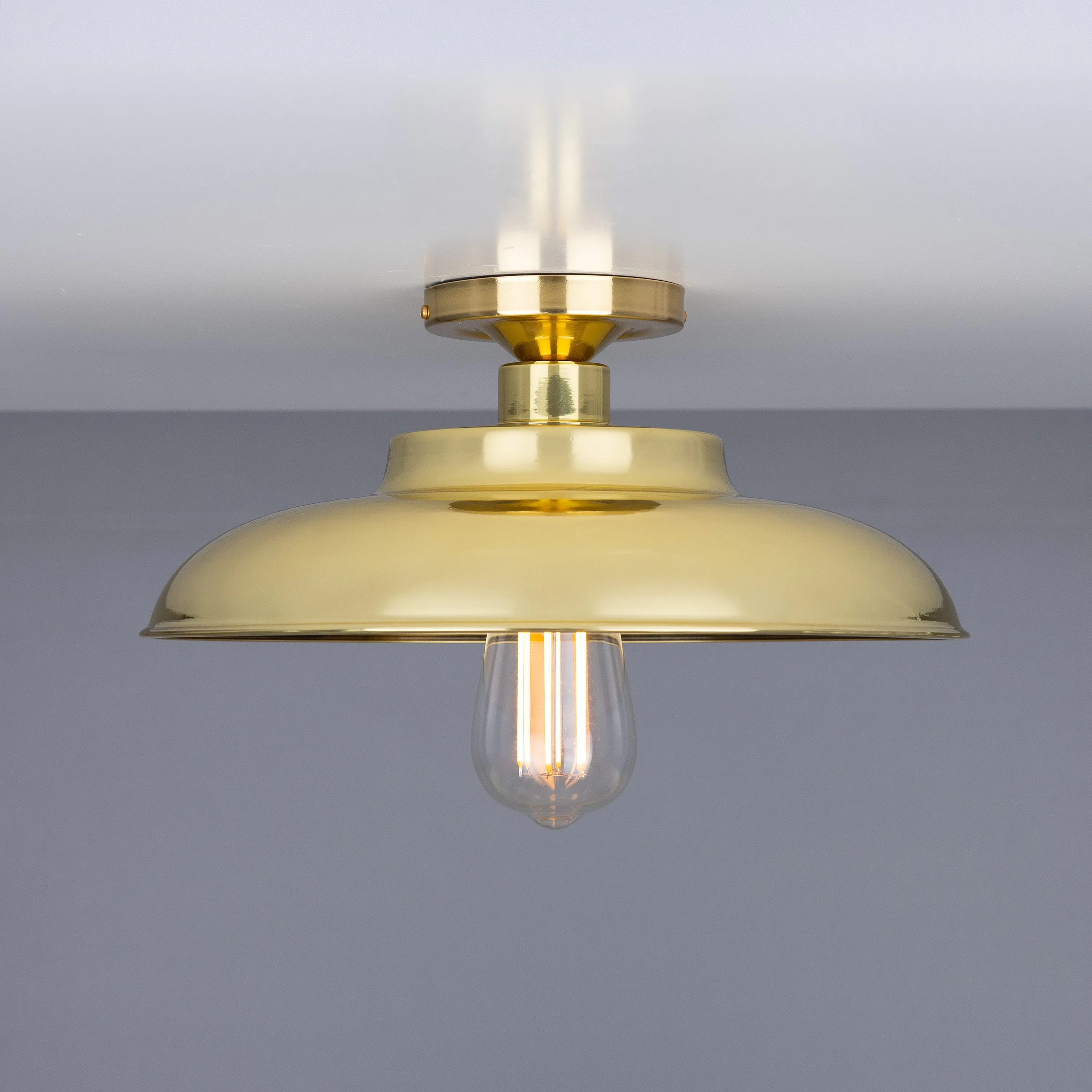 Telal Industrial Factory Flush Ceiling Light