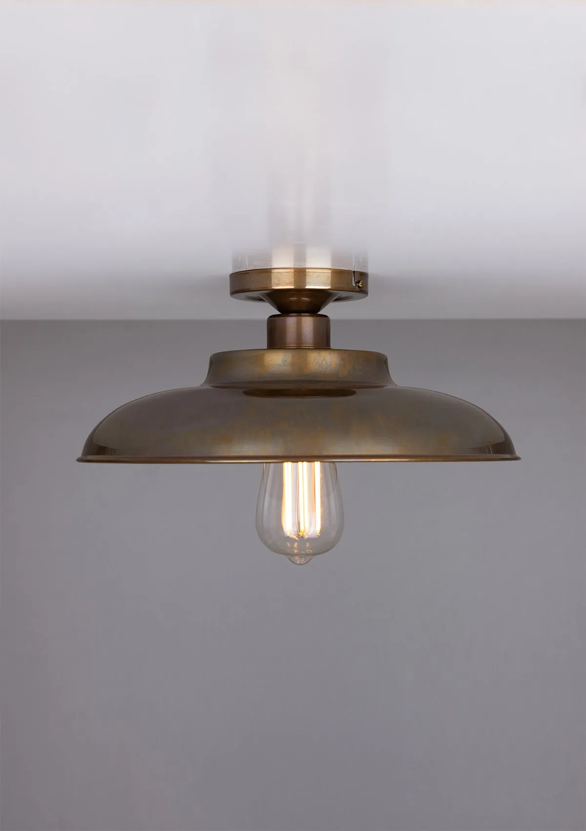 Telal Industrial Factory Flush Ceiling Light