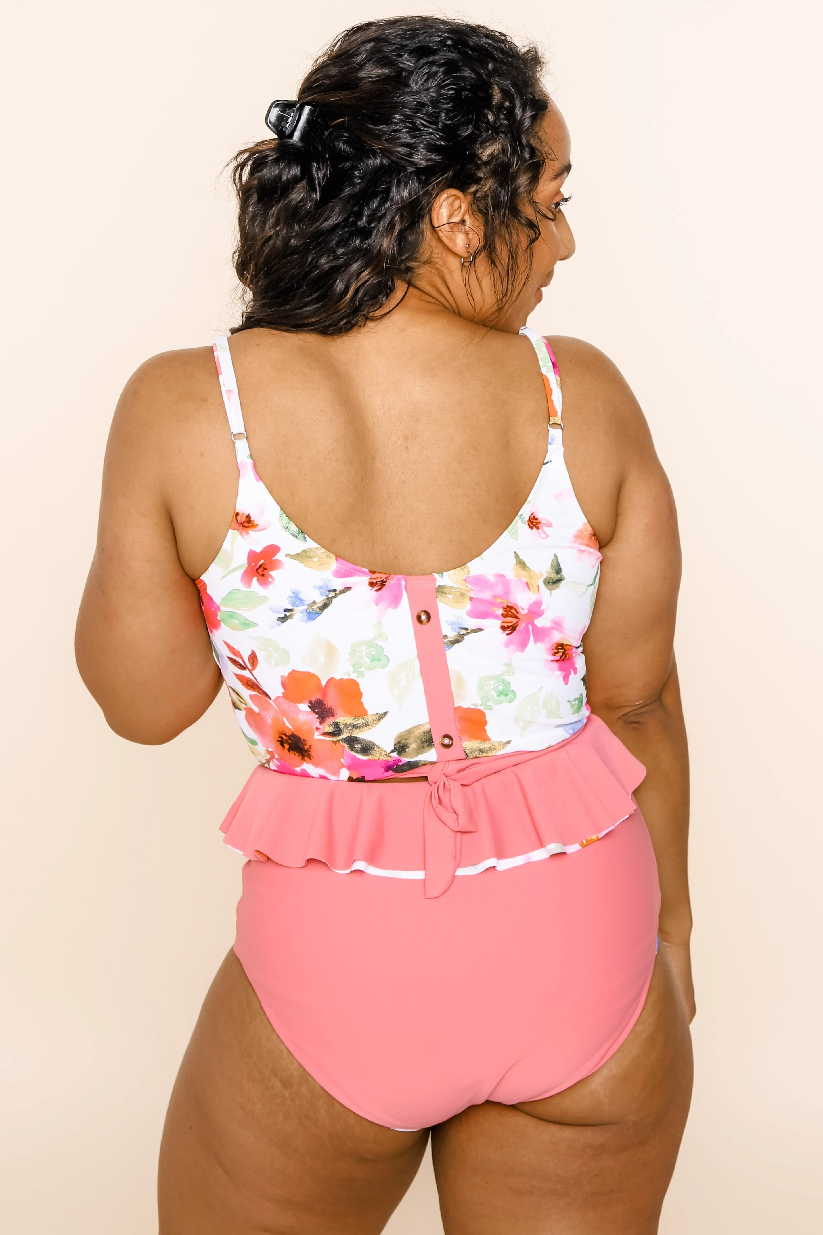 The Lounger Top | Pink Floral | Final Sale