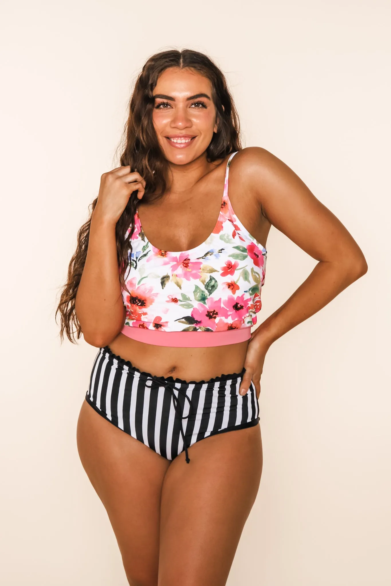 The Lounger Top | Pink Floral | Final Sale