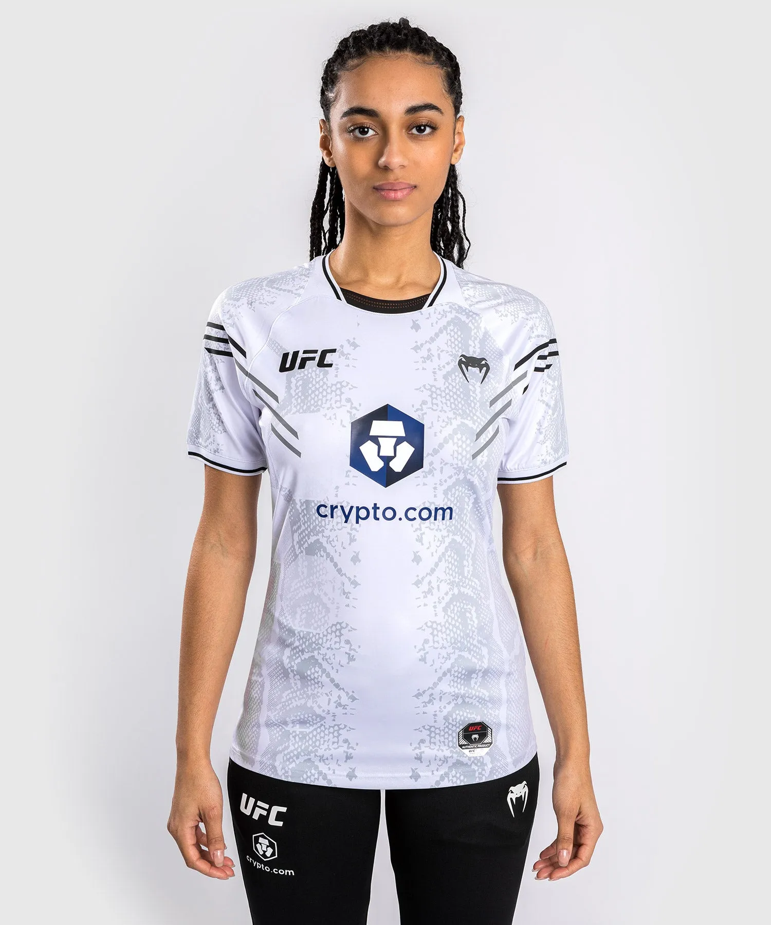 UFC Adrenaline by Venum Personalized Authentic Fight Night Women's Walkout Jersey - White