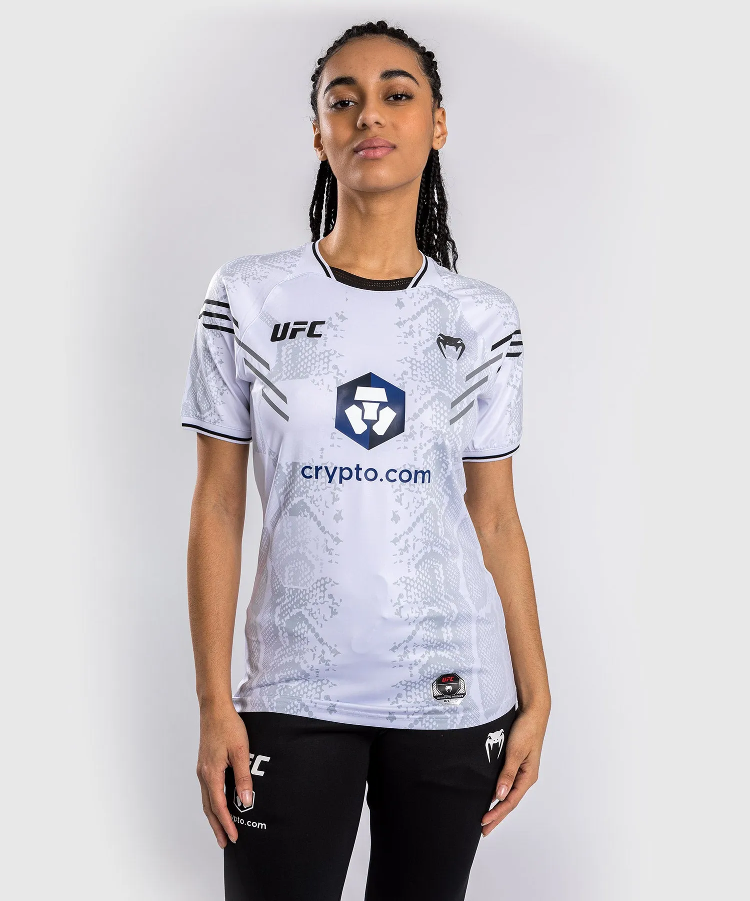 UFC Adrenaline by Venum Personalized Authentic Fight Night Women's Walkout Jersey - White