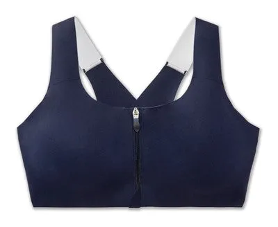 W Brooks Dare Zip Run Bra