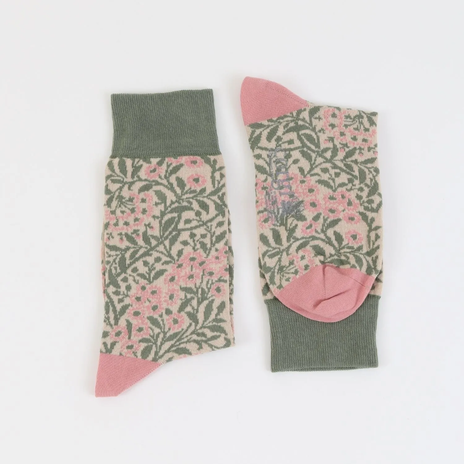 Women's William Morris Daisy Cotton Socks