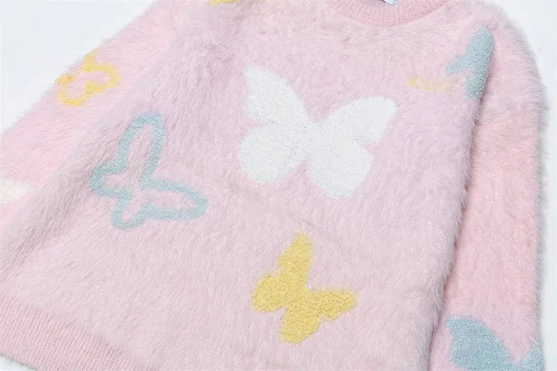 Y2K Flutter | Y2K Inspired Butterfly Knit Jumper