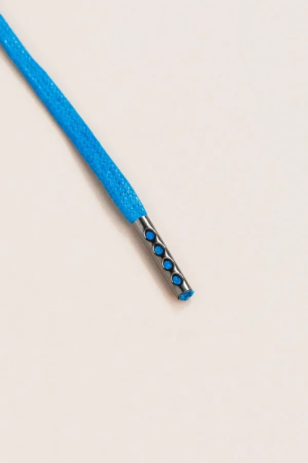 Yale Blue | Round Waxed Shoelaces