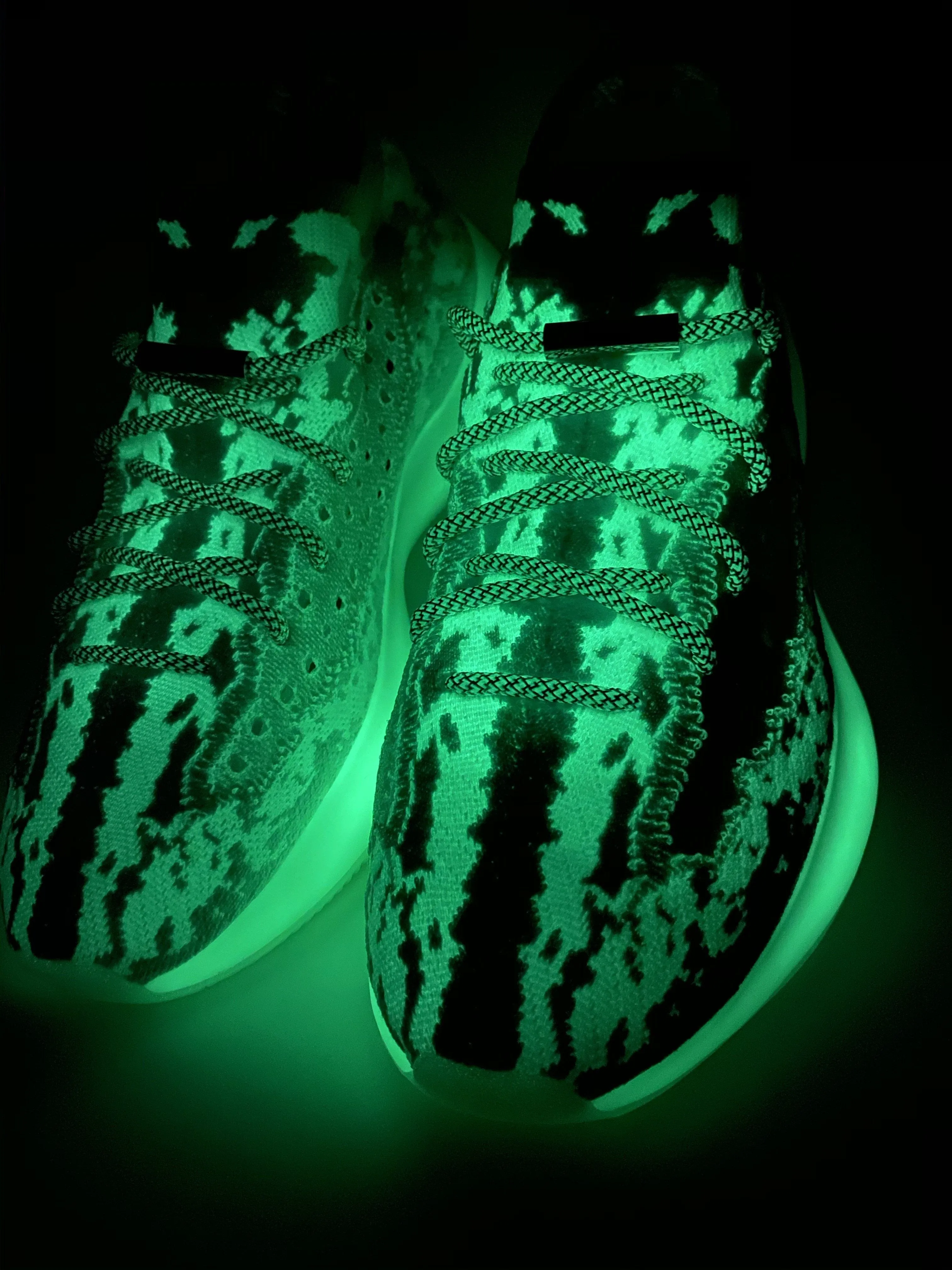 Yeezy Laces 3M Reflective Rope Laces V2 - Glow in the Dark Off White Laces