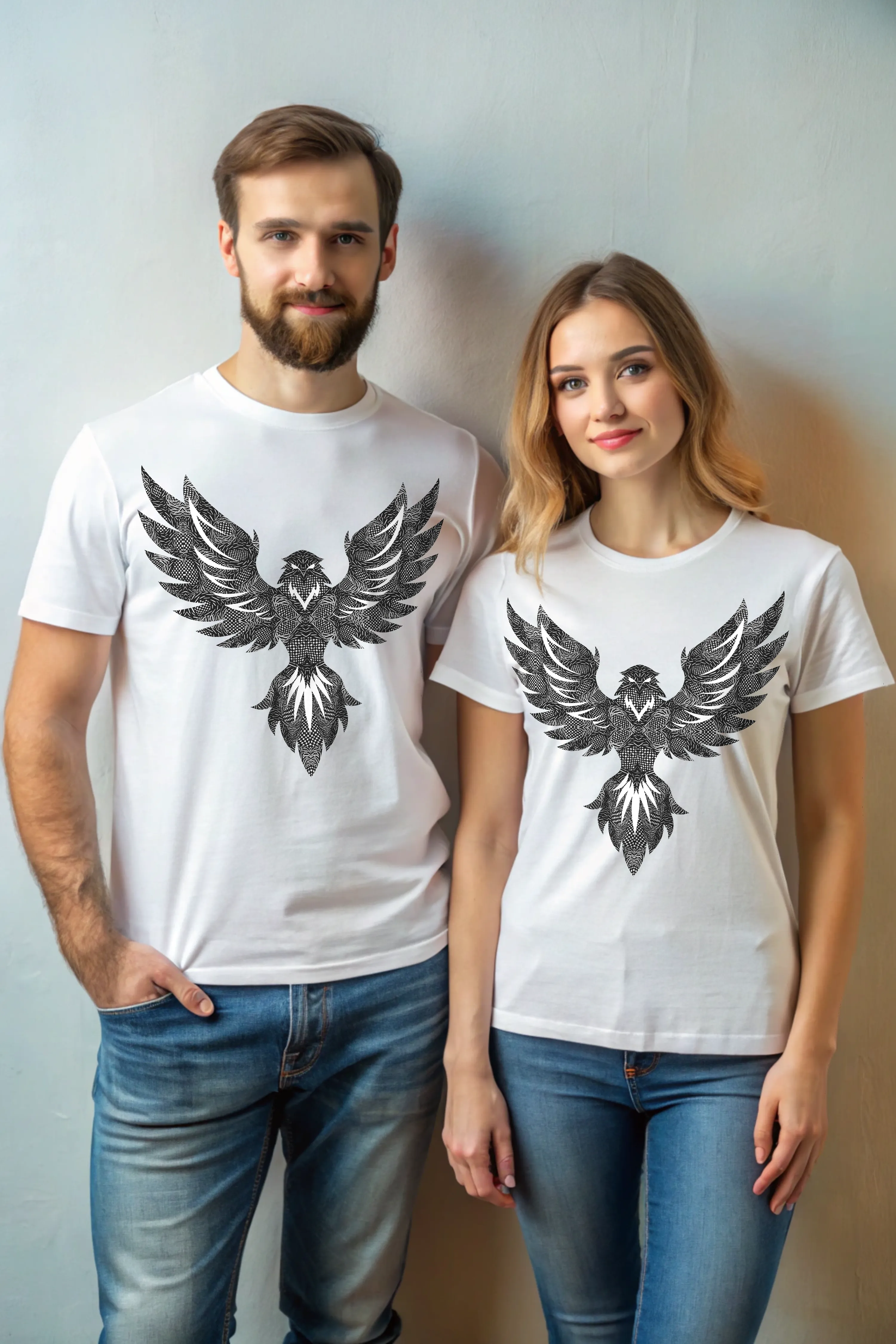 Zenpheonix - 100% Cotton Crewneck Half Sleeve Unisex T-Shirt